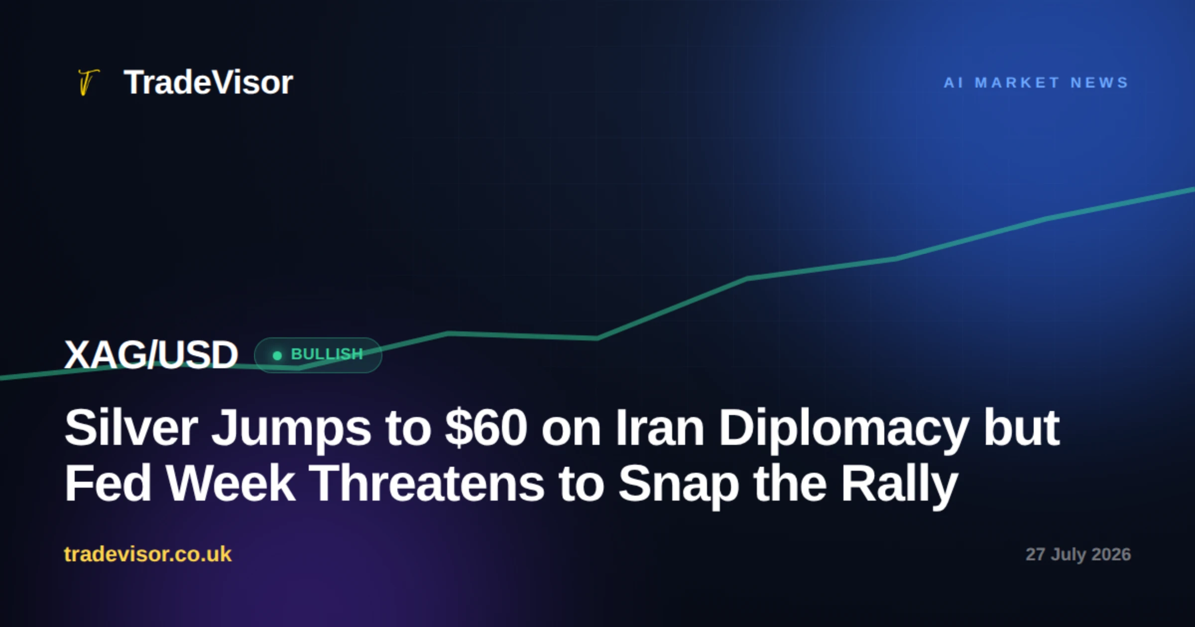 Silver Jumps to $60 on Iran Diplomacy but Fed Week Threatens to Snap the Rally