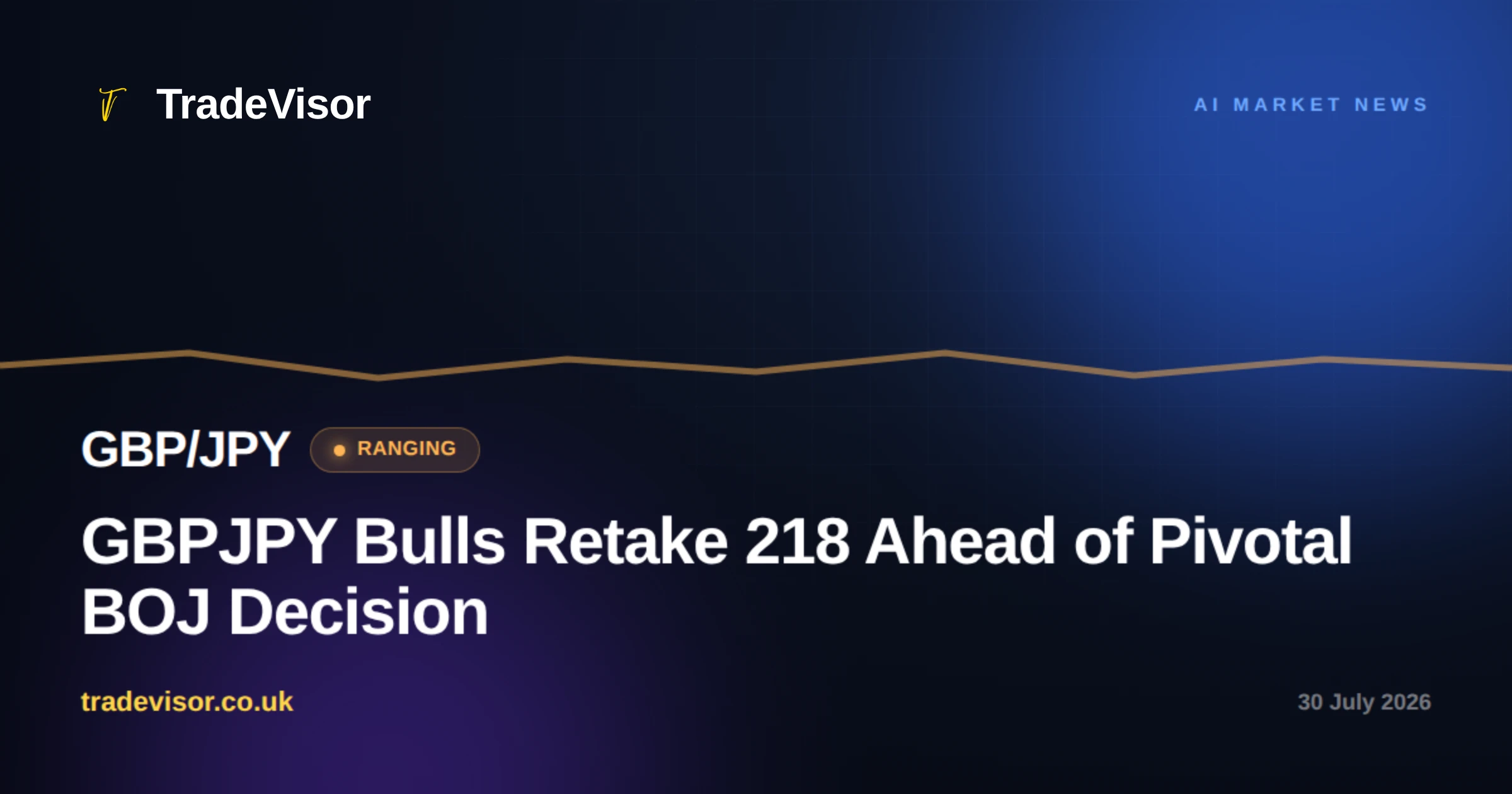 GBPJPY Bulls Retake 218 Ahead of Pivotal BOJ Decision