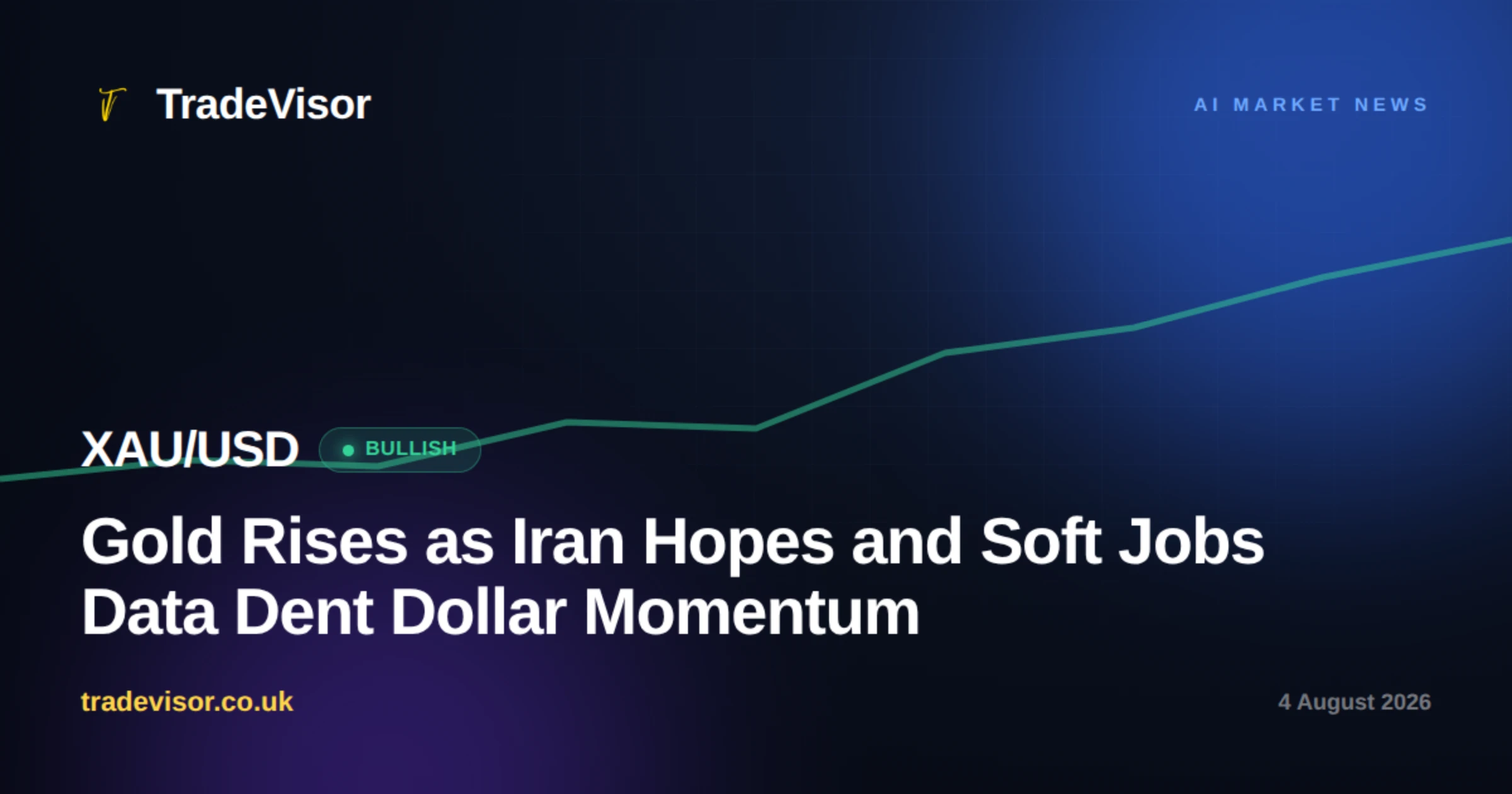 Gold Rises as Iran Hopes and Soft Jobs Data Dent Dollar Momentum