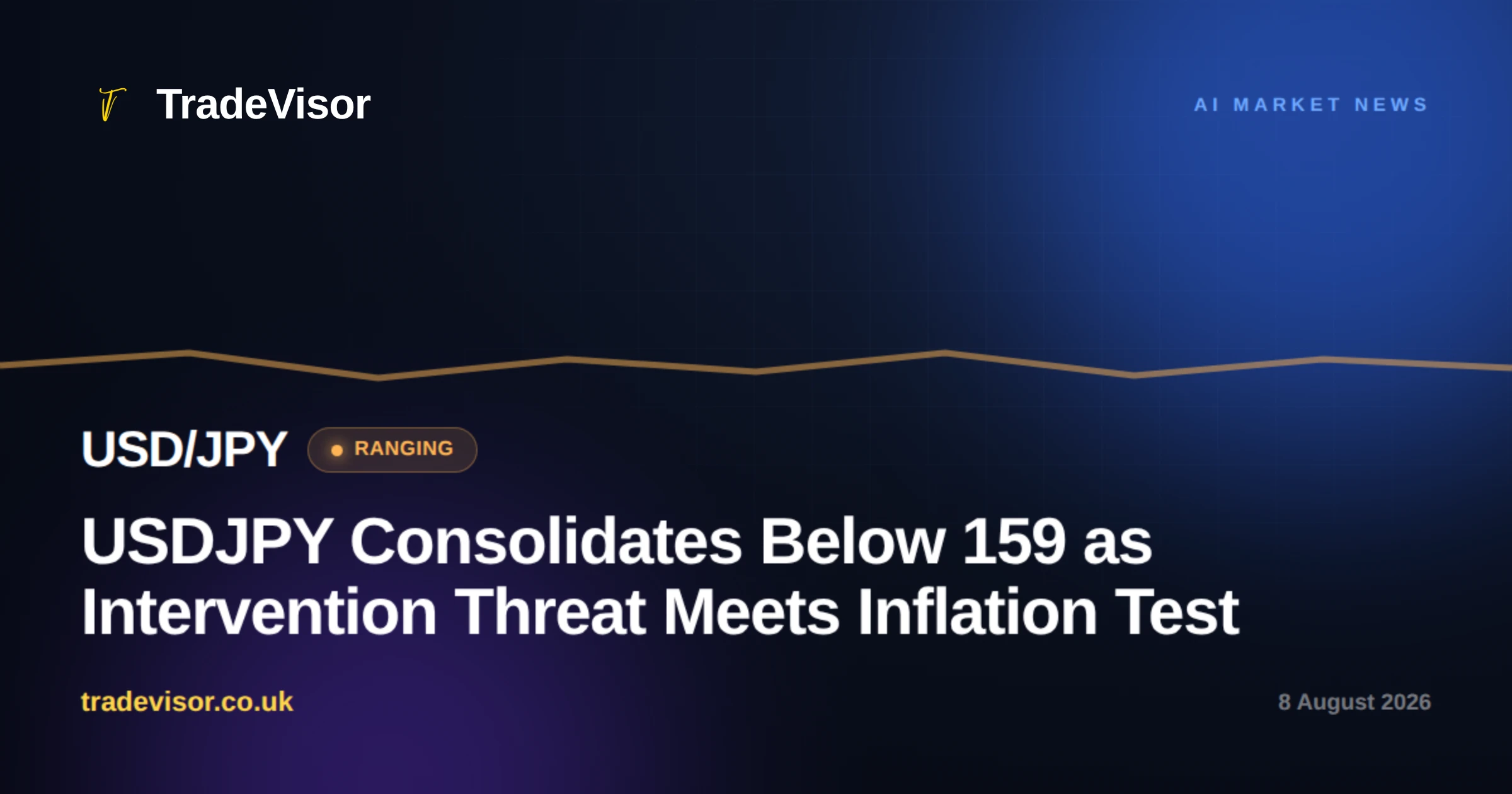 USDJPY Consolidates Below 159 as Intervention Threat Meets Inflation Test