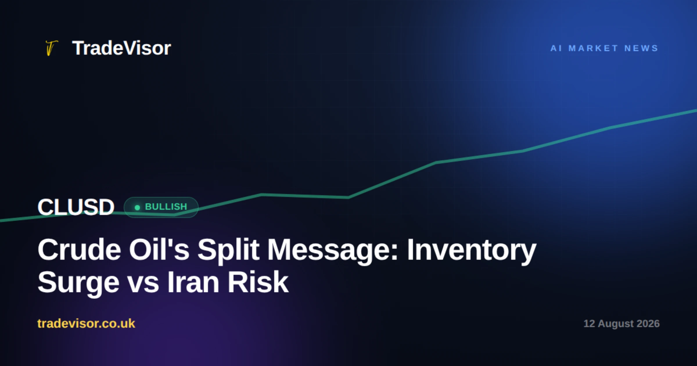 Crude Oil's Split Message: Inventory Surge vs Iran Risk