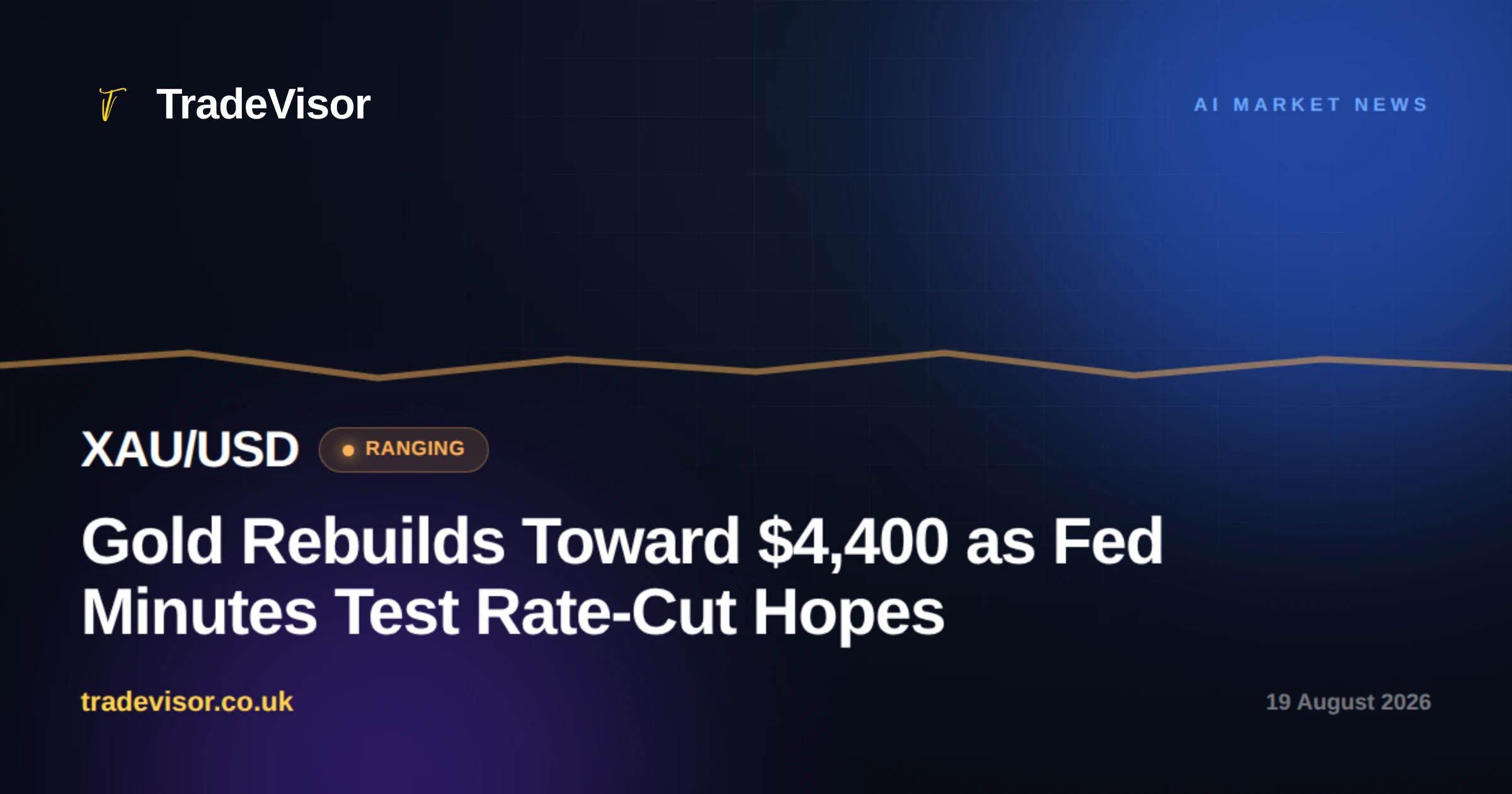 Gold Rebuilds Toward $4,400 as Fed Minutes Test Rate-Cut Hopes