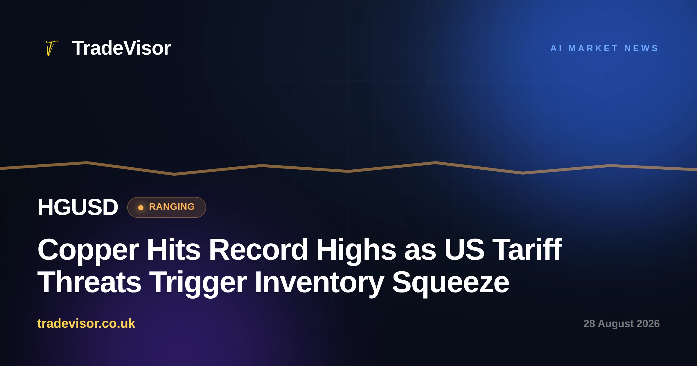 Copper Hits Record Highs as US Tariff Threats Trigger Inventory Squeeze
