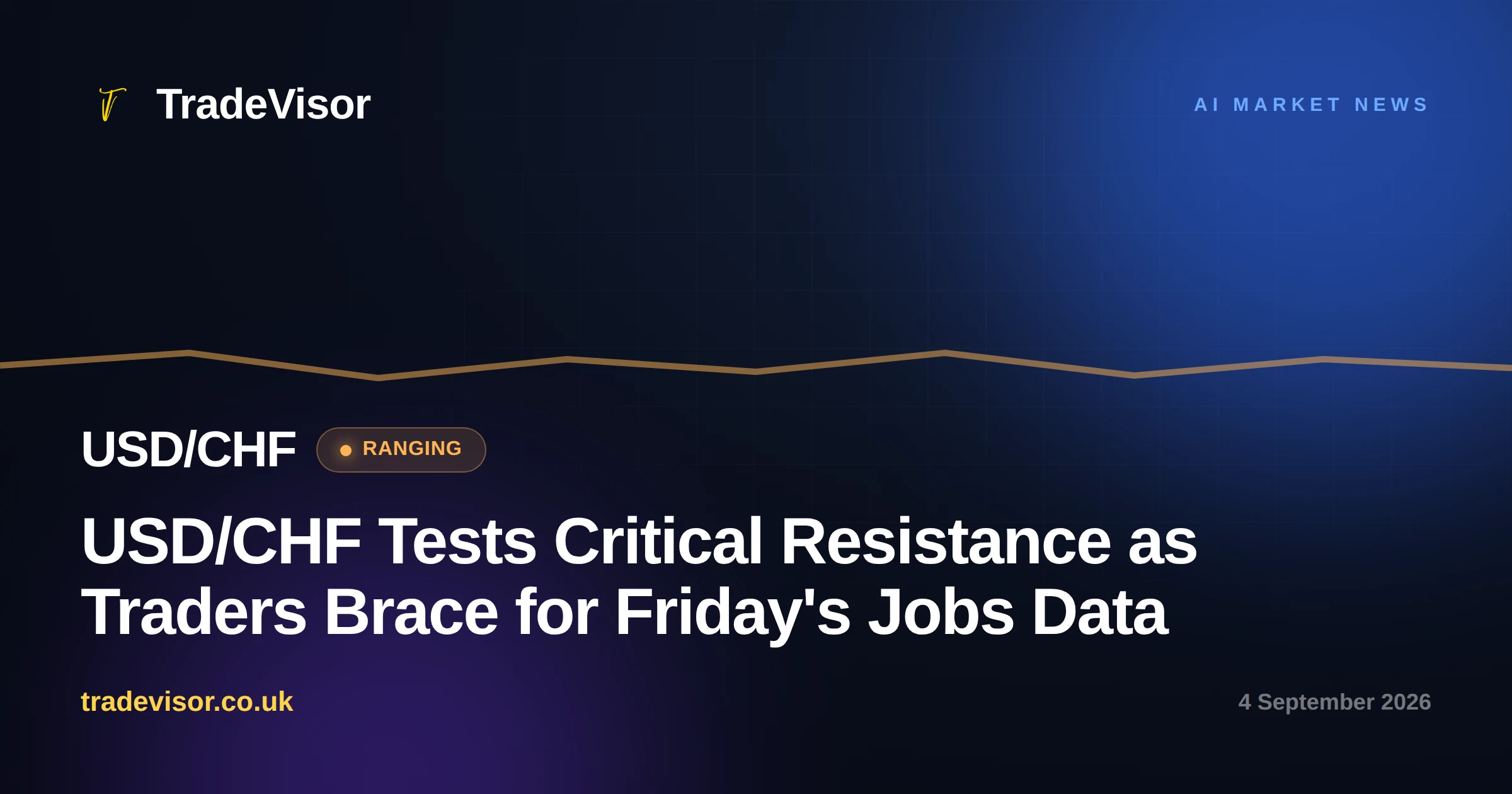 USD/CHF Tests Critical Resistance as Traders Brace for Friday's Jobs Data