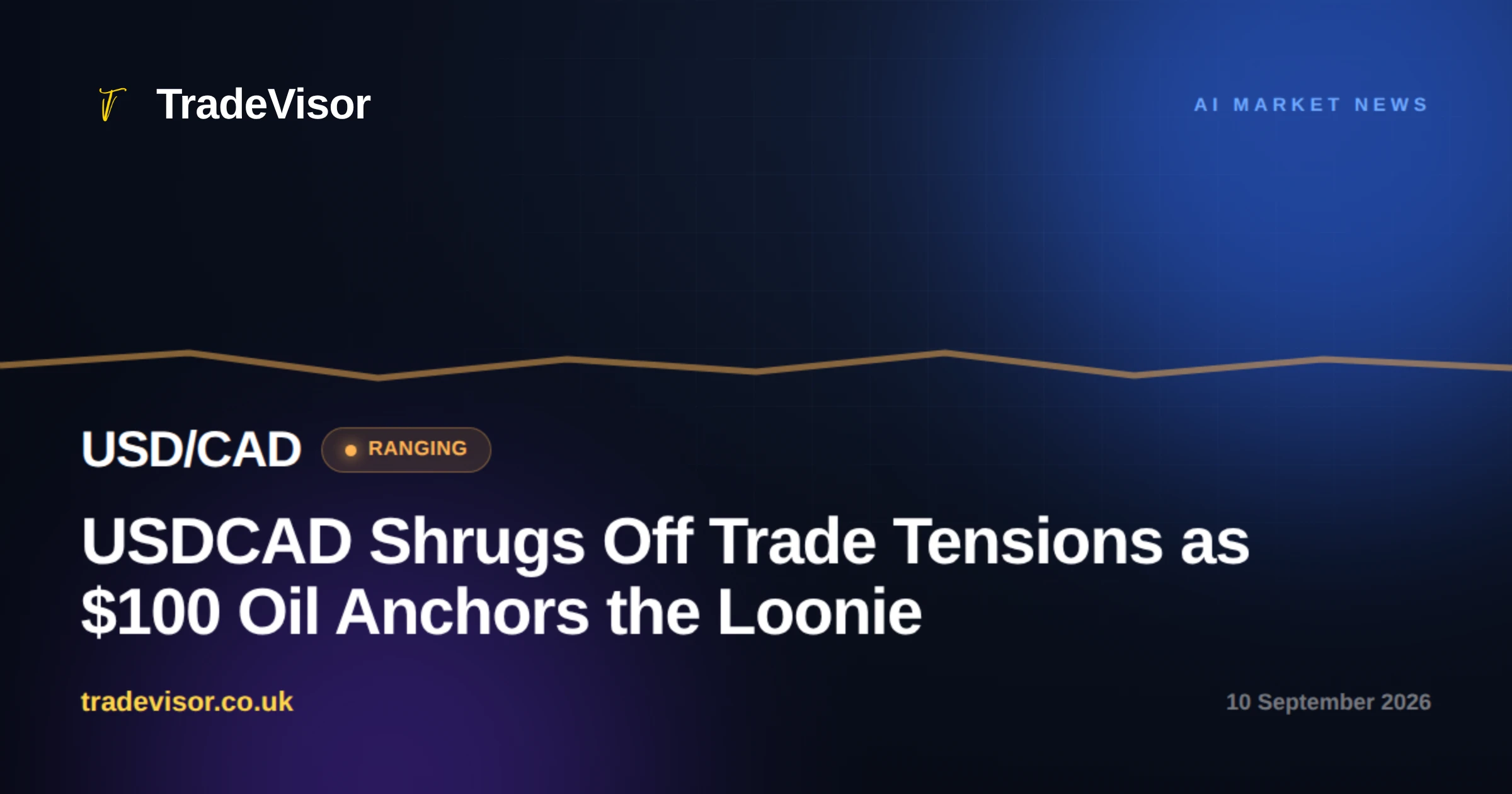 USDCAD Shrugs Off Trade Tensions as $100 Oil Anchors the Loonie