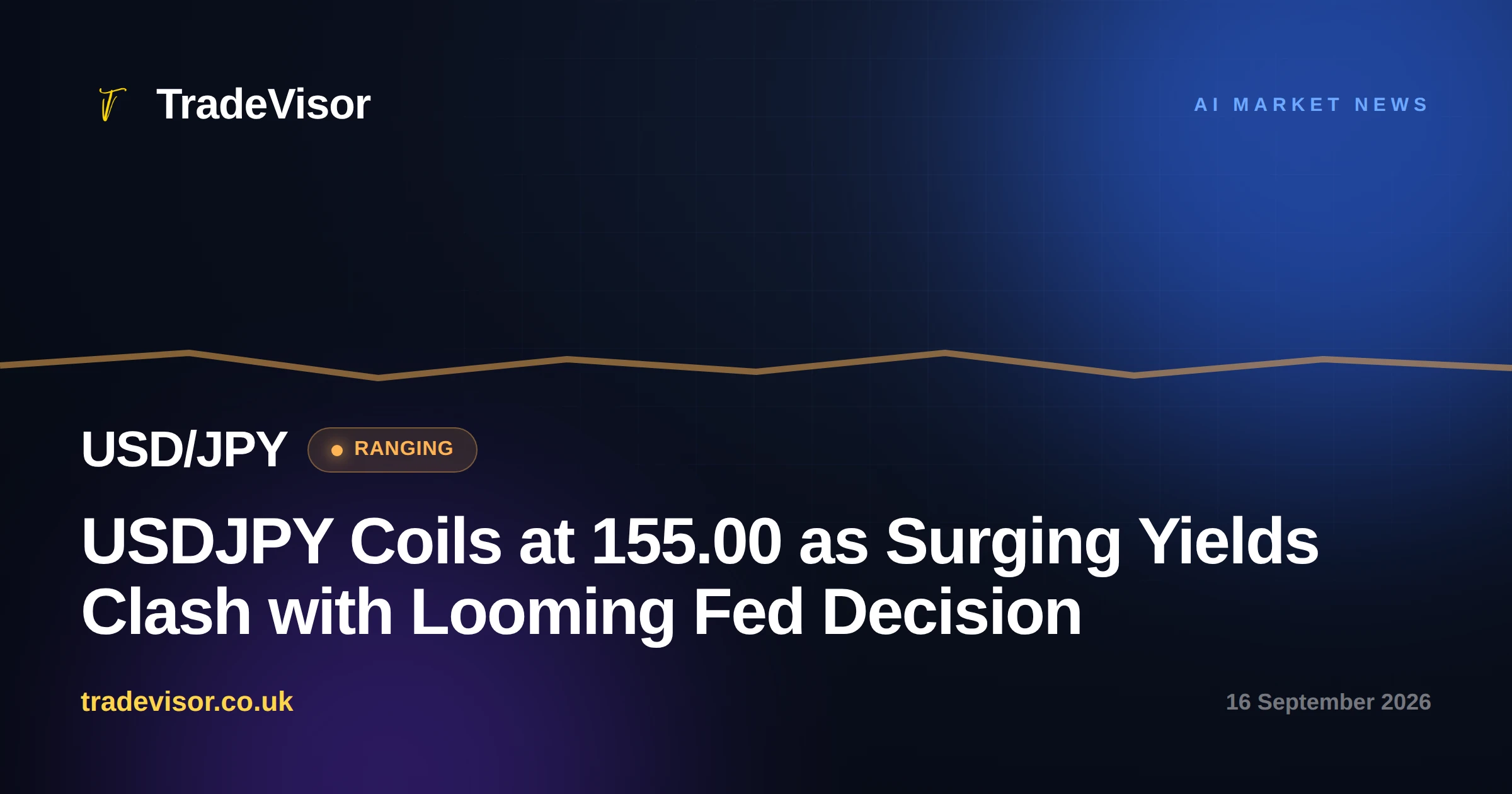 USDJPY Coils at 155.00 as Surging Yields Clash with Looming Fed Decision