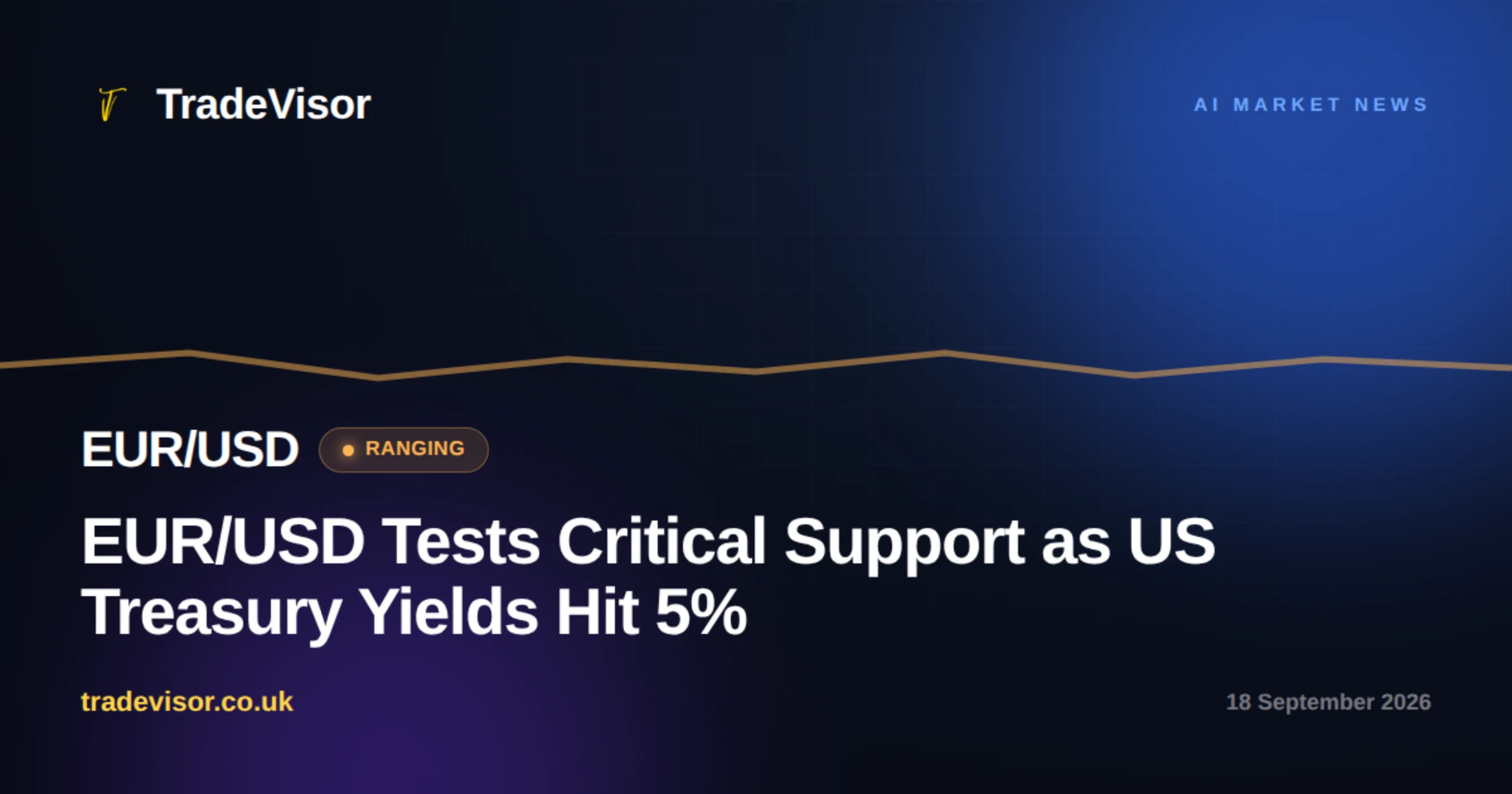 EUR/USD Tests Critical Support as US Treasury Yields Hit 5%