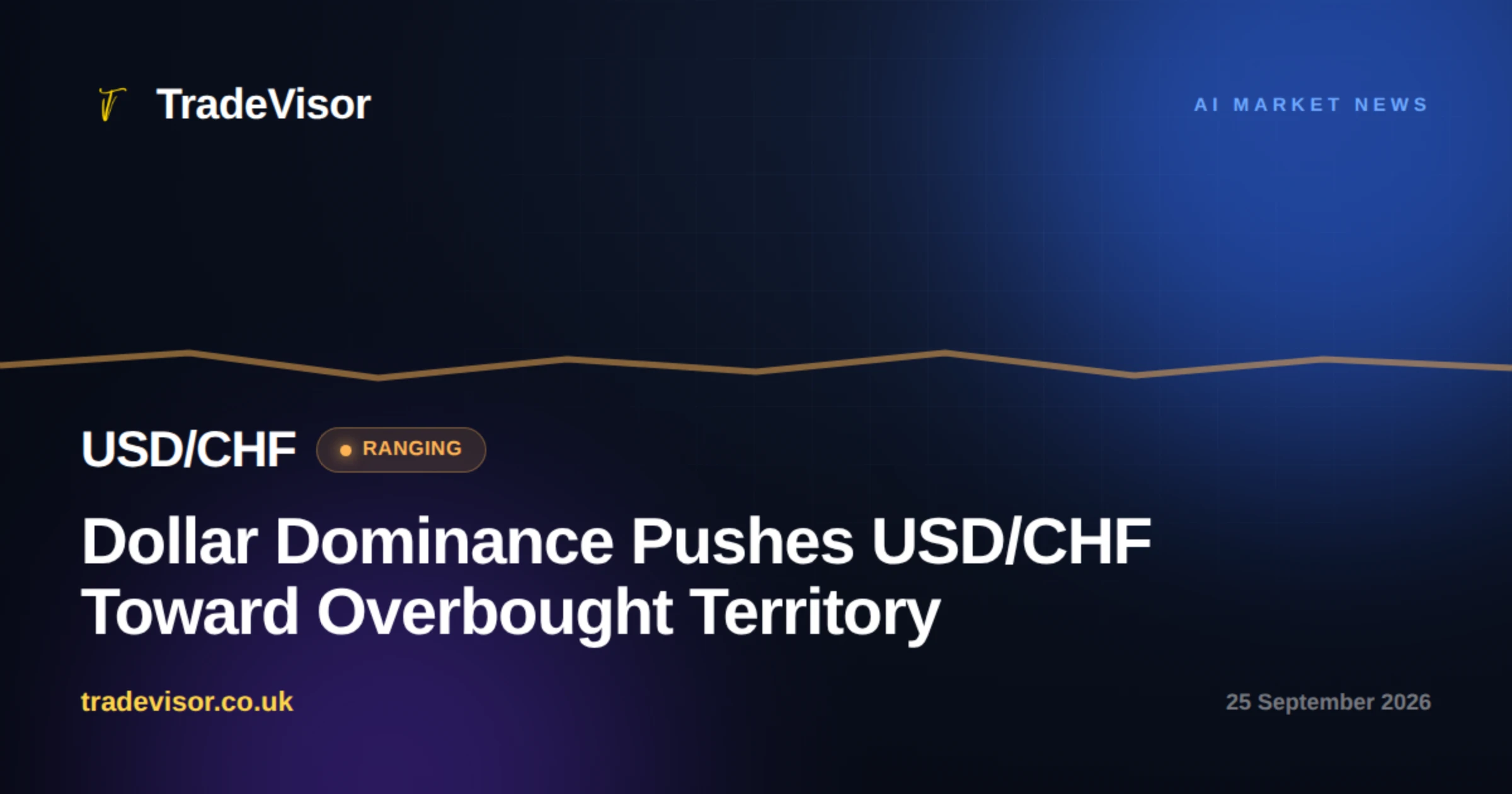 Dollar Dominance Pushes USD/CHF Toward Overbought Territory