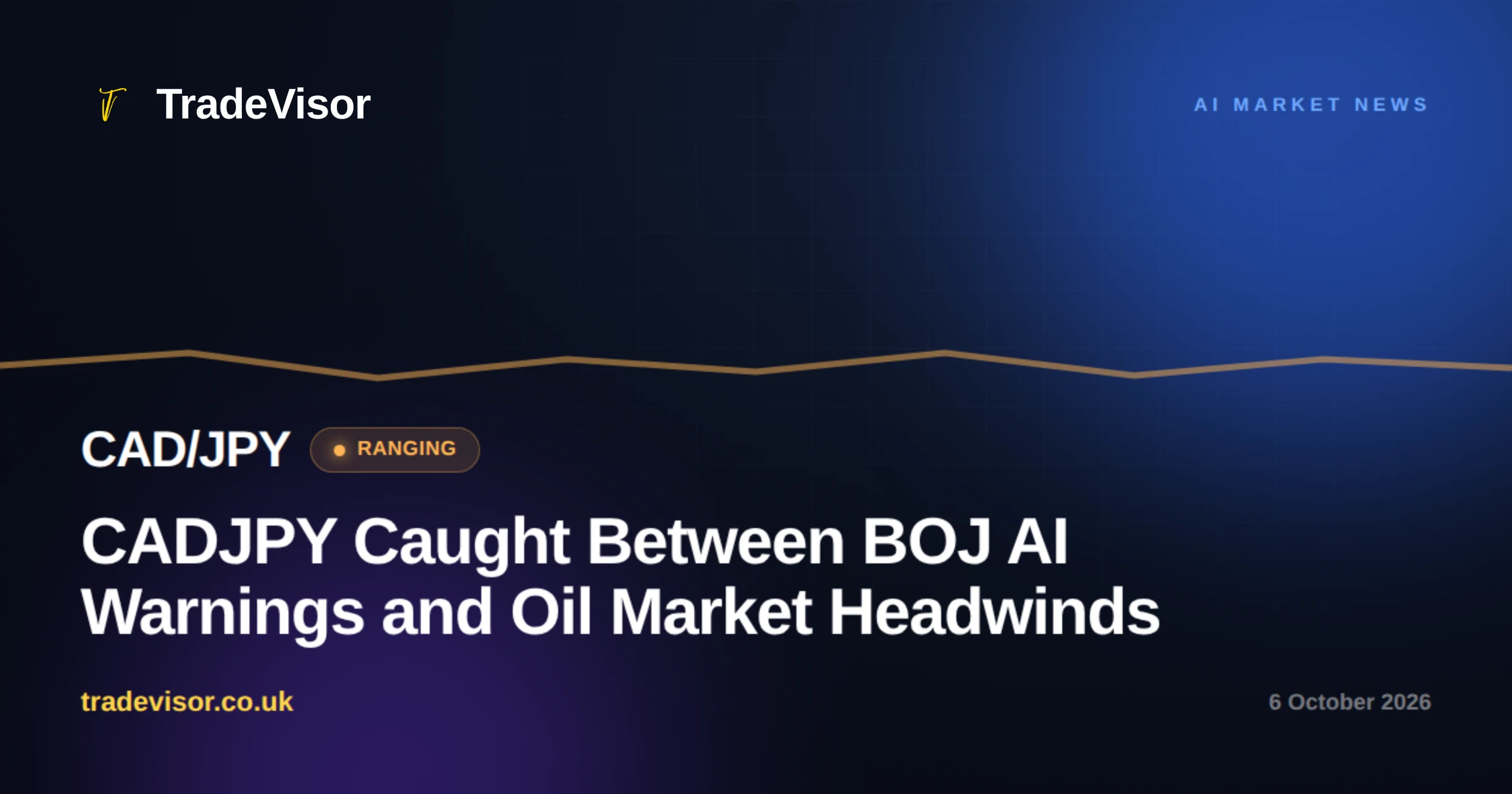 CADJPY Caught Between BOJ AI Warnings and Oil Market Headwinds