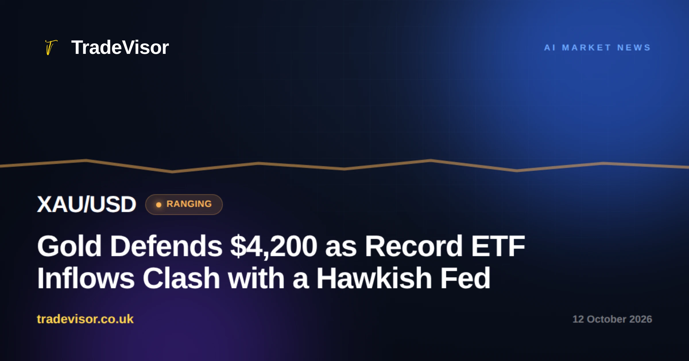 Gold Defends $4,200 as Record ETF Inflows Clash with a Hawkish Fed