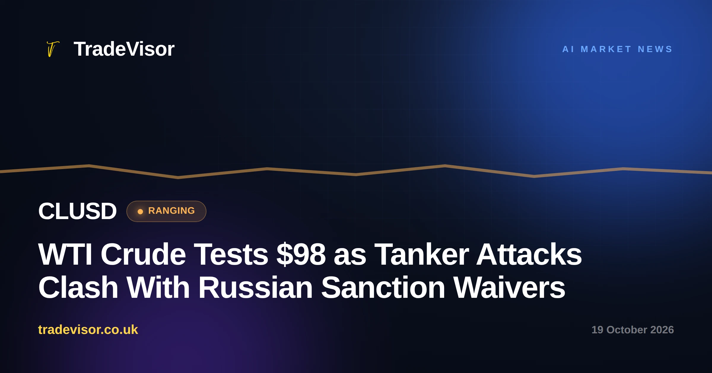 WTI Crude Tests $98 as Tanker Attacks Clash With Russian Sanction Waivers