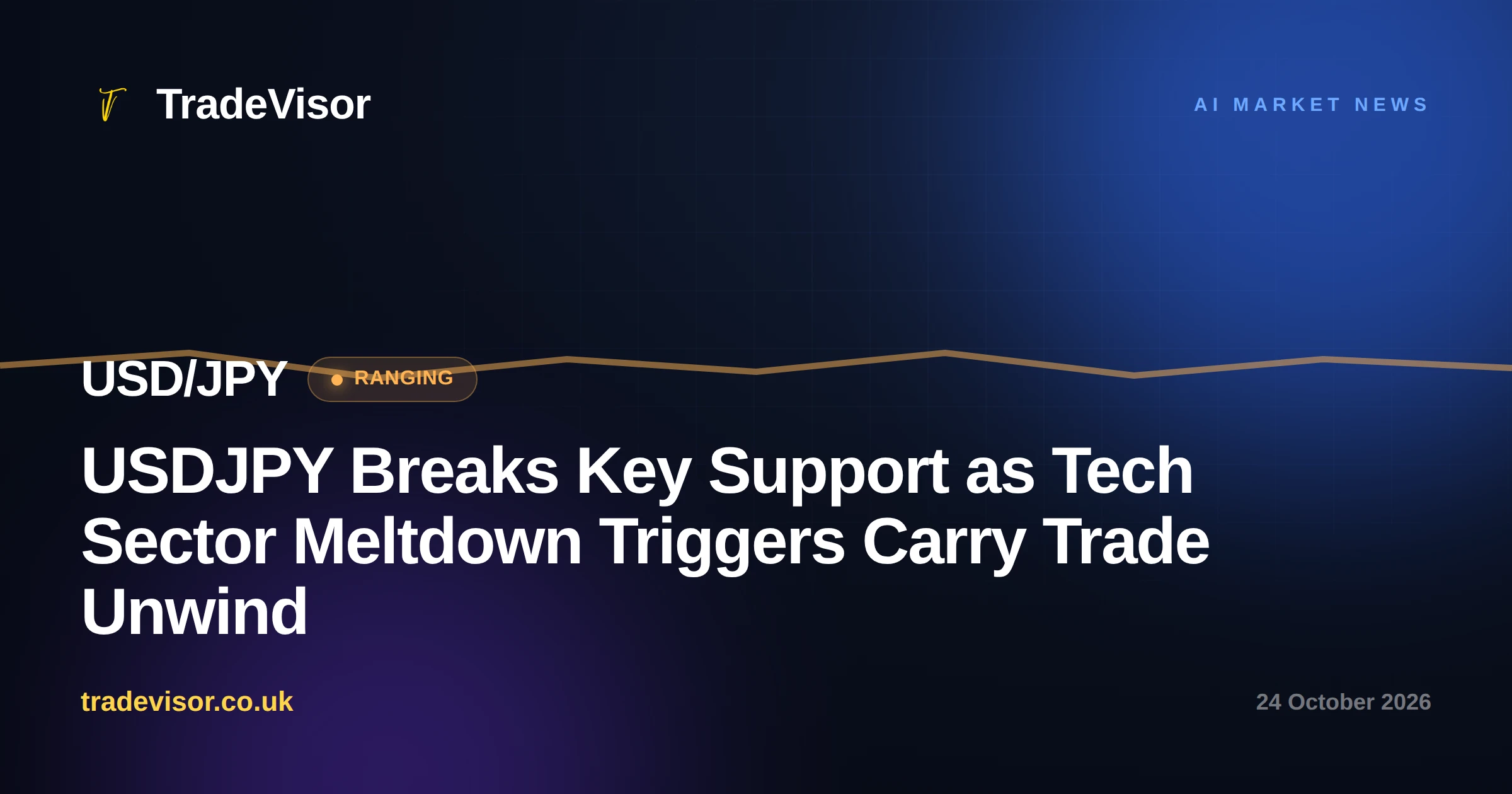 USDJPY Breaks Key Support as Tech Sector Meltdown Triggers Carry Trade Unwind