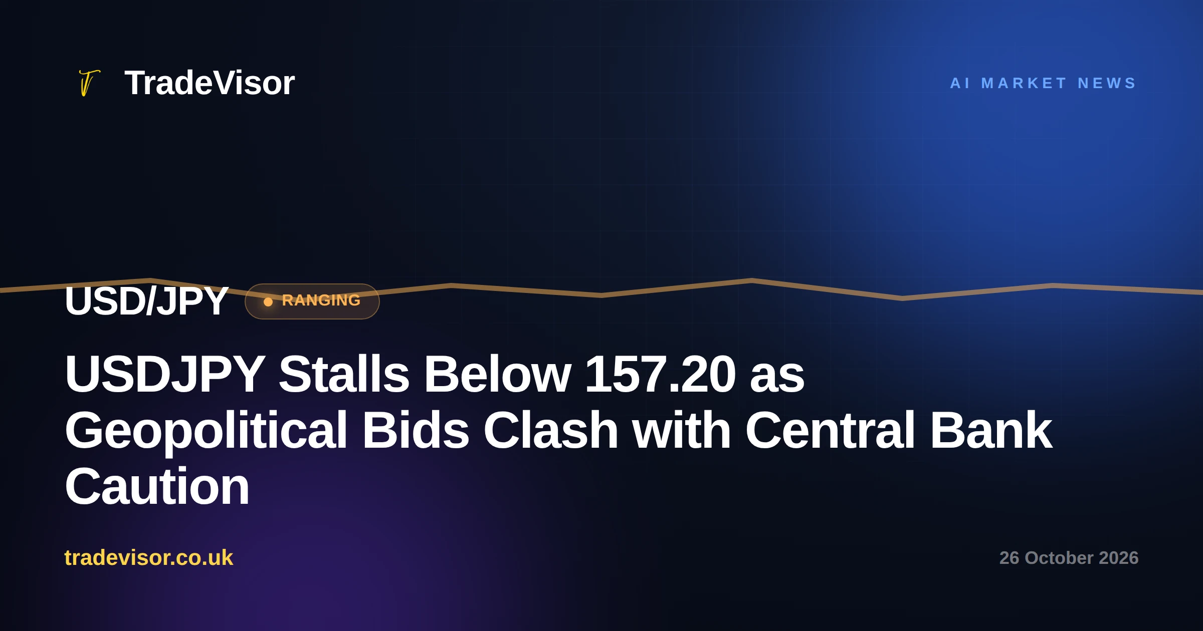 USDJPY Stalls Below 157.20 as Geopolitical Bids Clash with Central Bank Caution